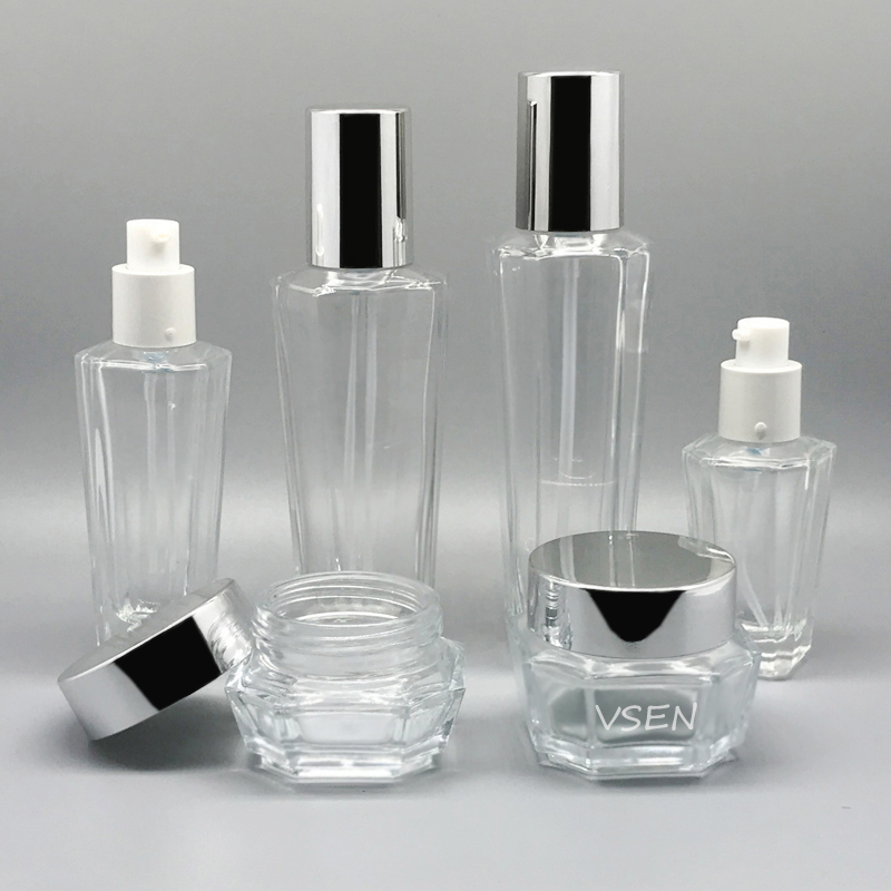 方形瓶子  化妆品套装瓶子批发 乳液按压品质定(图6)